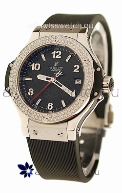 Hublot Big Bang Steel Collection Diamond Quartz