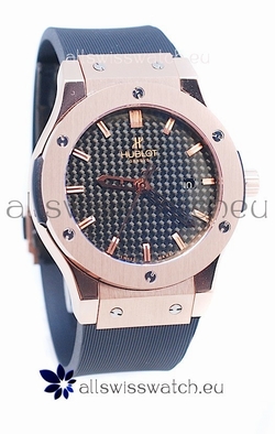 Hublot Classic Fusion Rose Gold Carbon Dial