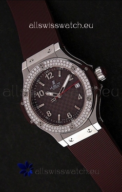 Hublot Big Bang King Quartz in Checkered Brown Dial