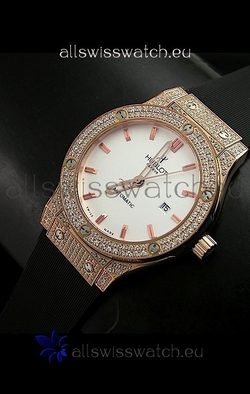 Hublot Big Bang Classic Fusion in Diamonds Embedded Case