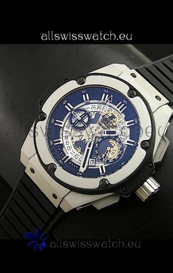 Hublot Big Bang King Power Skeleton in Brushed Steel