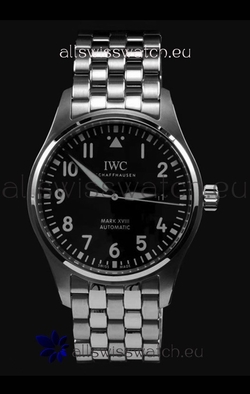 IWC MARK XVIIIin 904L Steel Black Dial 40MM - 1:1 Mirror