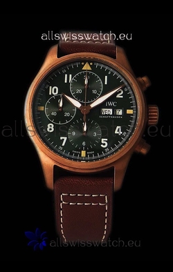 IWC Pilot's Chronograph Spitfire Broze Case - 1:1 Mirror