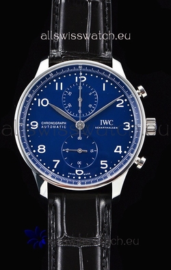IWC Portuguese Chronograph Blue Dial 1:1 Mirror