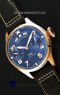 IWC Big Pilot Annual Calender Steel Blue Dial 1:1 Mirror
