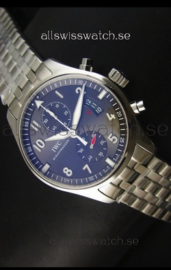 IWC IW387802 Pilot Chronograph 1:1 Mirror with Steel Bracelet