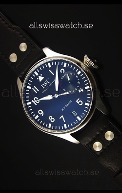 IWC Big Pilot IW500901 - Functional Power Reserve Brown Strap Black Dial 1:1 Mirror