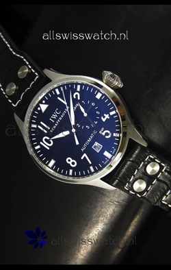 IWC Big Pilot Steel in Black Dial - Updated Case Version