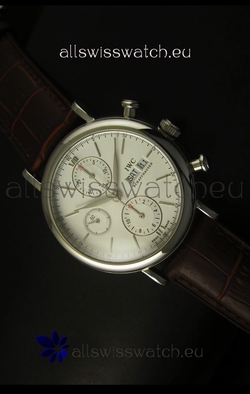 IWC Portofino Chronograph in Steel Case White Dial