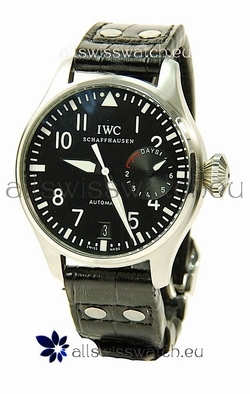 IWC Big Pilot Steel in Black Dial