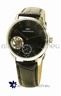 IWC Portuguese Tourbillonin Black Dial