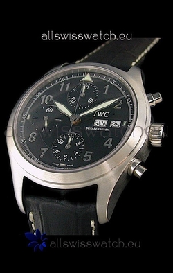 IWC Der Flieger Chronographin Black Dial