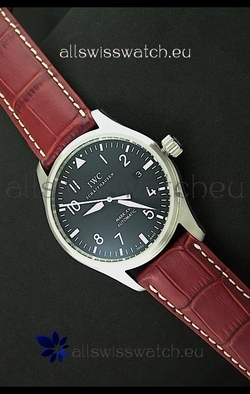 IWC Fliegeruhr International Co. Automatic in Red Strap