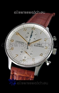 IWC Portuguese Chronographin White Dial