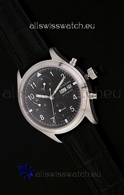 IWC Der Flieger Chronographin Black