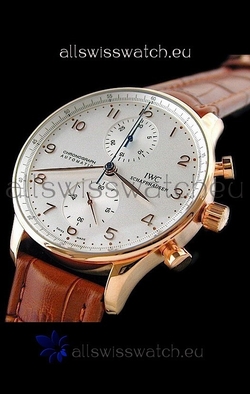 IWC Portuguese Chronographin Rose Gold Casing