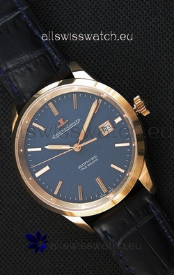 Jaeger LeCoultre Geophysic True Second Pink GoldBlue Dial