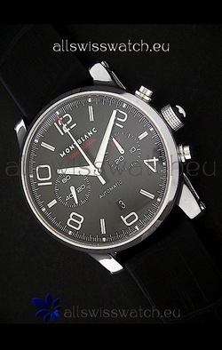 Mont Blanc Meisterstuck Timewalker in Black Dial