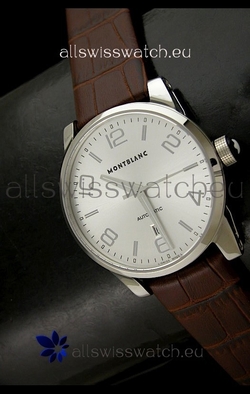 Mont Blanc Timewalker Automatic in Silver Dial - Ultimate Mirror