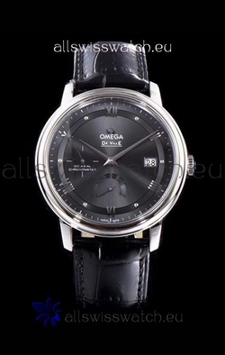 Omega De Ville Prestige Power Reserve 904L Steel 1:1 Mirror Grey dial