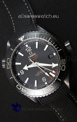 Omega Seamaster Planet Ocean Deep Black GMT 45.5MM 1:1 Mirror