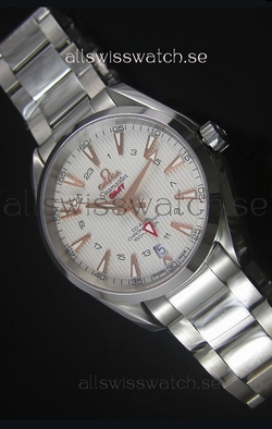 Omega Seamaster COAX GMT Stainless Steel in White Dial