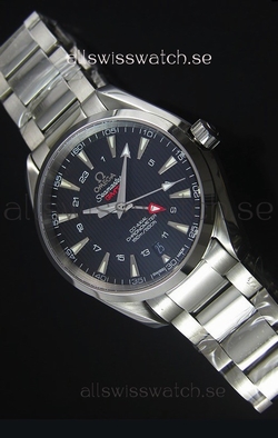 Omega Seamaster COAX GMT Stainless Steel in Black Dial