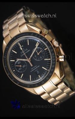Omega Speedmaster Moon Co-Axial in Rose Gold - 1:1 Mirror