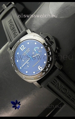 Panerai Luminor Regatta in PVD Casing Rubber Strap
