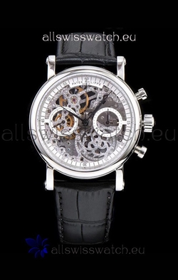 Patek Philippe Complications Skeleton Chronograph in 904L Steel Case