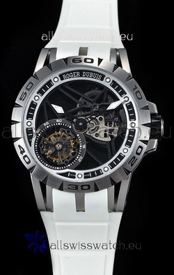 Roger Dubuis Excalibur Spider Flying Tourbillon Skeleton Titanium Casing 1:1 Mirror