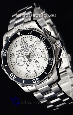 Tag Heuer Aquaracer Chronograph Quartz White Dial