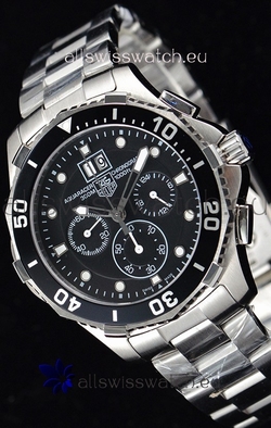 Tag Heuer Aquaracer Chronograph Quartz Black Dial