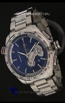 Tag Heuer Grand Carrera Calibre 36  Chronograph in Blue Dial