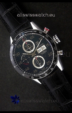 Tag Heuer Carrera Tachymeter Chronograph in Black