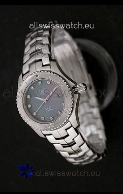 Tag Heuer Link Ladies in Mother of Pearl Dark Green Dial