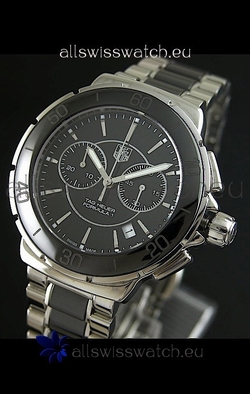 Tag Heuer Formula 1 Chronograph Ceramic Ladies in Black Dial