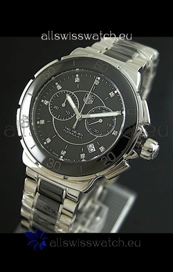 Tag Heuer Formula 1 Chronograph Ceramic Ladies in Black Bezel