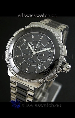 Tag Heuer Formula 1 Chronograph Ceramic Ladies in Black Dial