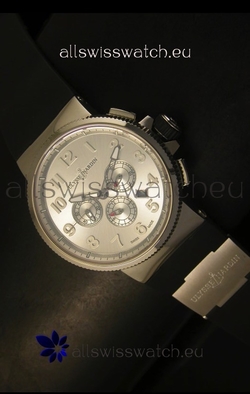 Ulysse Nardin Marine Chronograph Stainless Steel Arabic Dial - 1:1 Mirror