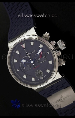 Ulysse Nardin Marine Blue Seal Chronograph Swiss