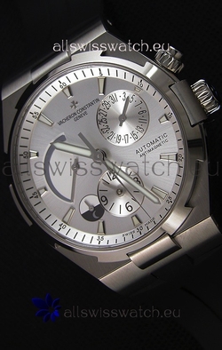 Vacheron Constantin Overseas Dual Time Steel White Dial