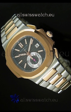 Patek Philippe Nautilus 5980 Chronograph Two Tone - 1:1 Mirror