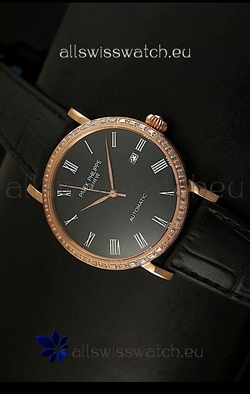 Patek Philippe Calatrava 5298in Pink Gold Casing - Roman Hours