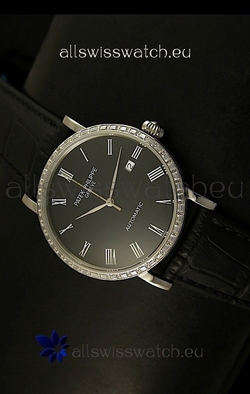Patek Philippe Calatrava 5120in Steel Casing - Roman Hours