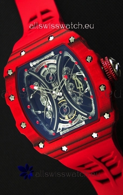 Richard Mille RM53-01 Pablo Mac Donough Red Carbon Case