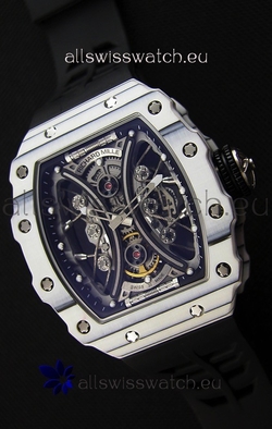 Richard Mille RM53-01 Pablo Mac Donough White Carbon Case