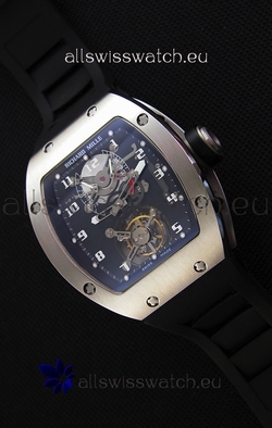 Richard Mille RM001 Evolution Tourbillonwith Brushed Steel Case