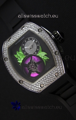 Richard Mille 19-02 Tourbillon Fleurin Stainless Steel