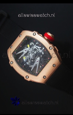 Richard Mille RM027 Tourbillon Rafael Nadal Edition in Rose Gold Case